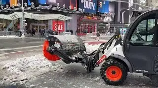 Winter storm blankets New York City in snow