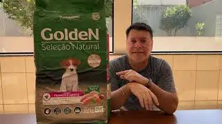 Conhecendo a ração golden seleção natural filhotes!!