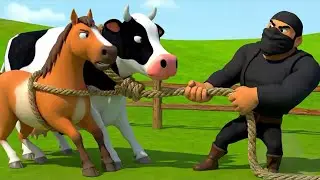 Thief in Old MacDonald&rsquo;s Farm 😱 | Animals Stolen! | Kids Story