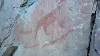 (Aug. 2017) Agawa Rock Pictographs Lake Superior Provincial Park