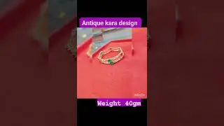 Antique kara design ## Puja jewellers Chandigarh ## hallmark gold ## latest collection ##