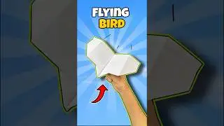 How to make a flying paper bird | paper plane