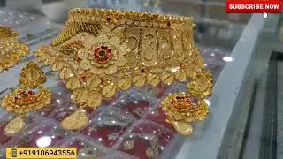 Gold Finished Choker Deisgne || The Jewellery Place || Latest Gold Plated Jewellery, Call📲7359294137