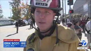ABC7: LAFD Battles Roof Fire at Kennedy High | December 4, 2025