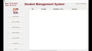Student Management System with MySQL using Python (Part - 2)