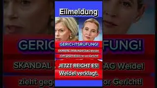 Weidel verklagt Kl&ouml;ckner!Bundestag im Chaos| Skandal im Bundestag! Weidel verklagt Kl&ouml;ckner#afd#cdu