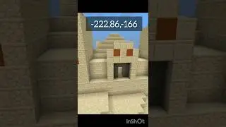Best desert village seed for Minecraft PE 1.19+ #shorts #minecraftshorts