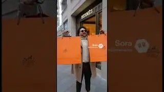 Hermes Shopping Spree MADNESS 😳🤷🏽&zwj;♂️ #shorts #ai #viral