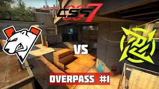 ГРУППА С. VIRTUS.PRO vs NIP. MAP-1 OVERPASS. CS_SUMMIT 7
