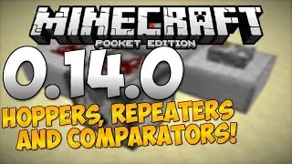 Hoppers, Comparators, and More! - MCPE 0.14.0 Update Features News - Minecraft PE (Pocket Edition)