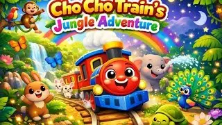 ✨🚂🌈 Cho Cho Train&rsquo;s Jungle Adventure | Fun Jungle Song for Kids 🌿🦁🦋