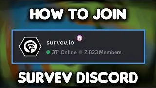 How To JOIN SURVEV.IO DISCORD Server