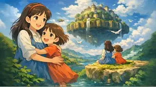 Castle in the Sky for Sisters : Studio Ghibli-style animation