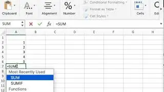 Add numbers in Excel - Quick tutorial