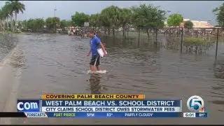 City of West Palm Beach in dispute over storm water drain fees