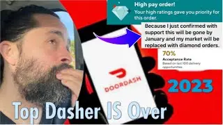 NEW: Doordash Top Dasher IS Over. Diamond Program in ALL Markets 2023