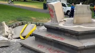 Pro-Hamas vandals destroy historic Melbourne monuments