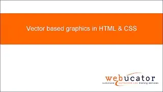 Vector based graphics in HTML & CSS