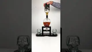 Here's a Halloween must-have #halloween #halloweendecor #whiskey #decanter #cocktail #glassware