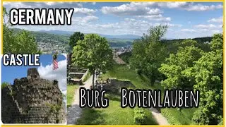 Burg Botenlauben | Top view | Castle | Pinay in Germany