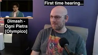 First time hearing... Dimash - Ogni Pietra [Olympico]