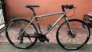 Flat bar road bike | Rhino R9 hybrid | urban bike Urban bisikleta