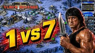 Red Alert 2 - me vs 7 Brutal AI + super weapons