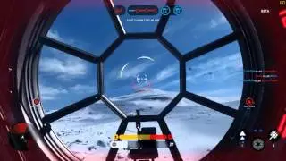 TIE Fighter gameplay PC Ultra Settings - Star Wars Battlefront