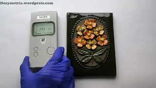 Uranium Ceramic Tile Radiation Measurement with Dosimeters