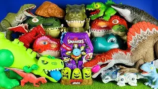 Jurassic World Unboxing Review Asmr Dinosaur T-rex Allosaurus Giganotosaurus Spino D-rex Mosasaurus