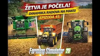 ŽETVA JE KRENULA! 💥 250.000€ kombajn radi punom snagom! | FS25 | Riverbend Springs | #45