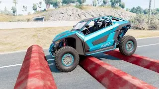 Mobil vs Speed Bumps #18 - BeamNG Drive