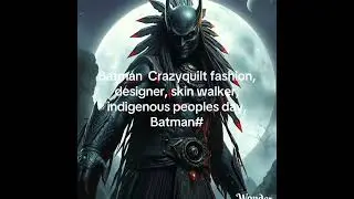 #october American Dragon meet Batman crazyquilt fashion, designer, skin walker, movie crossover#