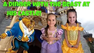 Trip to Disney Contemporary Resort and Castle for a Character Dining with the Beast! | Family Fun