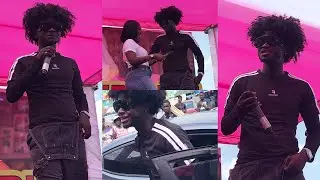 Kuami Eugene Amazing🤩 Performance with Delay after the Accident at the Launch of FIDOBIZ in Kaneshie