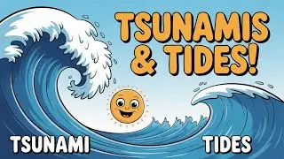 🌊 Tsunamis & Tides &ndash; Power of the Sea! | Kiddie Science Toon 🌍