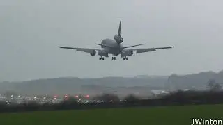 CLASSIC Douglas DC-10 T 235 landing at Newcastle Airport
