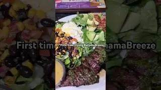Rating my food at Bahama Breeze     #shorts #food #foodreview