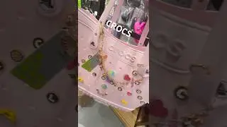 CROCS CLASSIC LARGE TOTE BAG NEW CLASSIC CLOG POUCH SHOP CROS OUTLET #crocs #crocscharms #crocssale