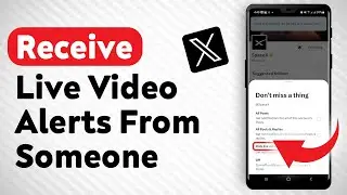 How To Receive Live Video Notifications From Someone In (Twitter) X - Full Guide