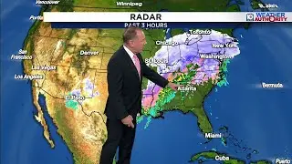 Winter storm causes  widespread power outages, flight cancelations