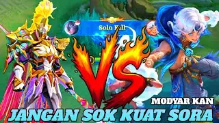ALPHA BUAT TAKLUK SORA DALAM BATTLE JANGAN SO KUAT BRO SORA KENA BANTAI KAN