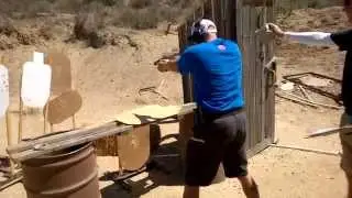 Chris Weir's first action pistol stage...ever