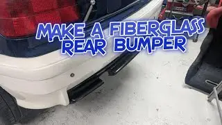 Begininers guide to making a mold for a Fiberglass rear bumper.