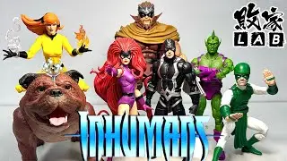 Hasbro【敗家Live】漫威伝: 異人族大檢閱 Marvel Legends Inhumans Black Bolt Medusa Gorgon Triton Karnak Unboxing