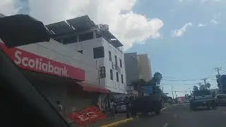 Driving Past Usain Bolt's Building - Kingston - Jamaica - December 2022