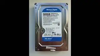 WD5000AZLX-60K2TA0 spinup and spindown. Drive is OK  #hdd