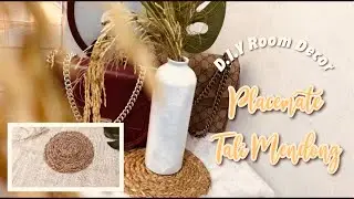 DIY ROOM DECOR | Placemate tali mendong
