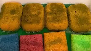 DISH SOAP 5 L • SPONGES SQUEEZING ASMR • RINSING 💙🧡💚❤️