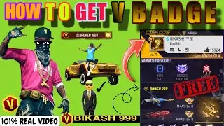 V Badge Kaise Le | How To Get V Badge In Free Fire || Free Fire me V Badge Kaise Milega | V Badge FF